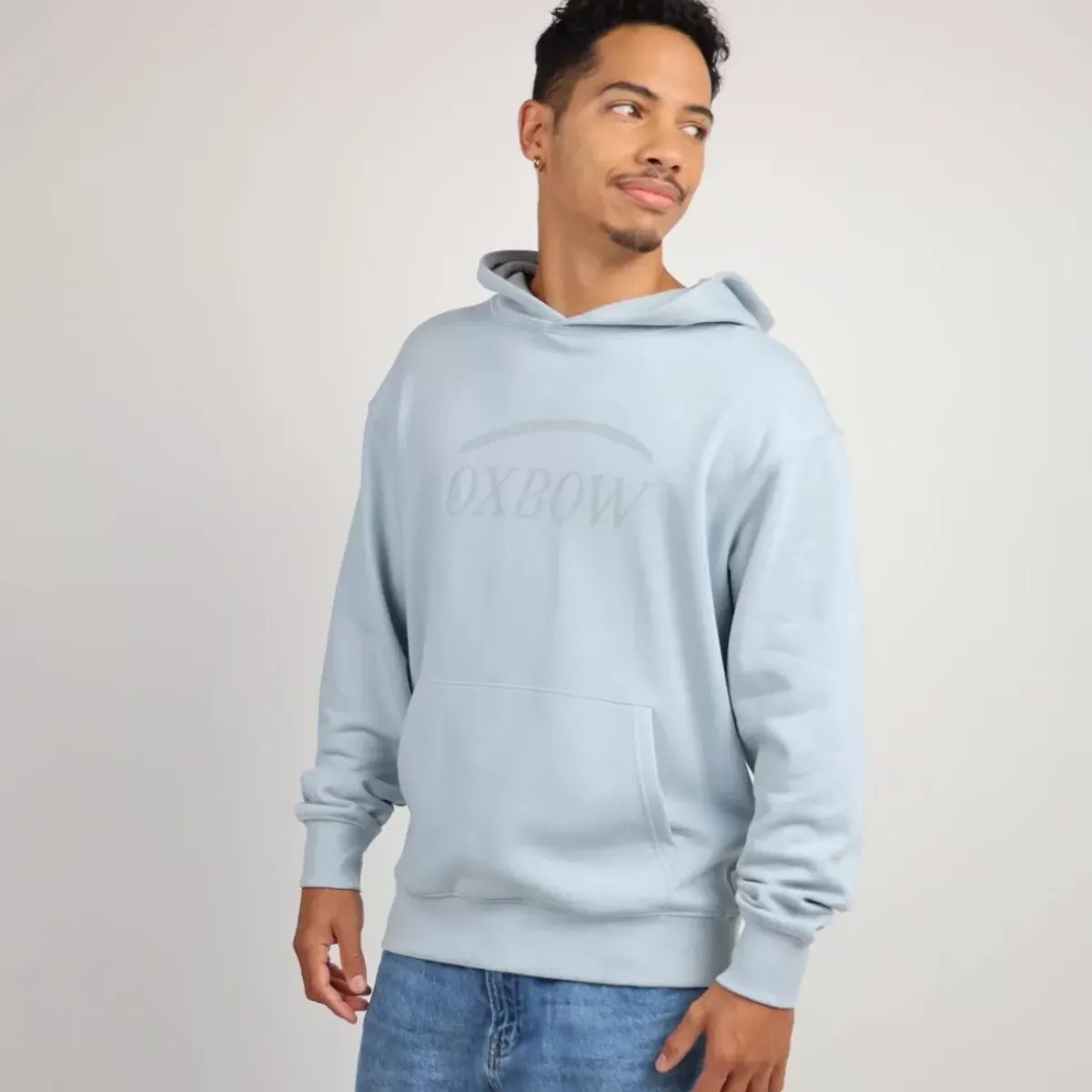 OXBOW Essentials|Sweatshirt-Sweatshirt SIVEGA - Light Blue