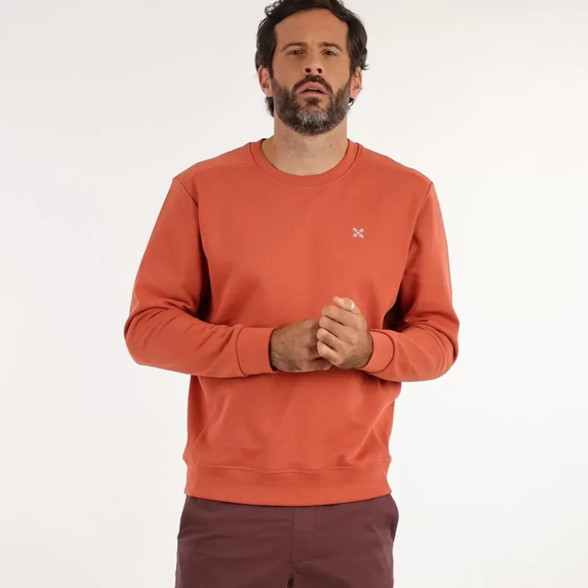 OXBOW Sweatshirt-Sweatshirt SOUET - Cannelle