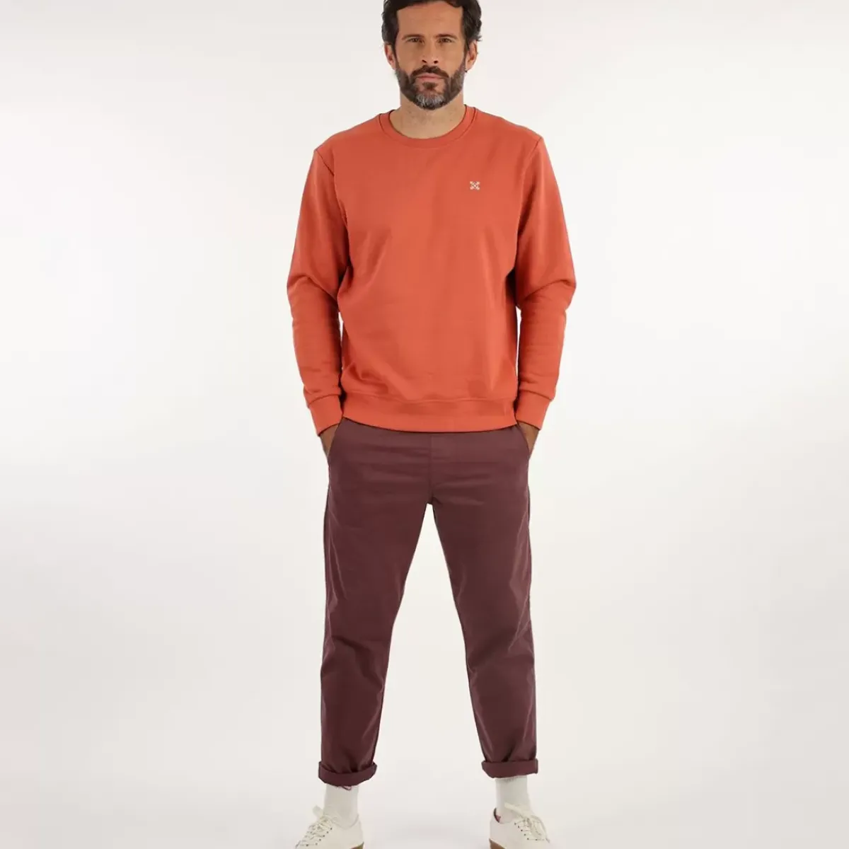 OXBOW Sweatshirt-Sweatshirt SOUET - Cannelle
