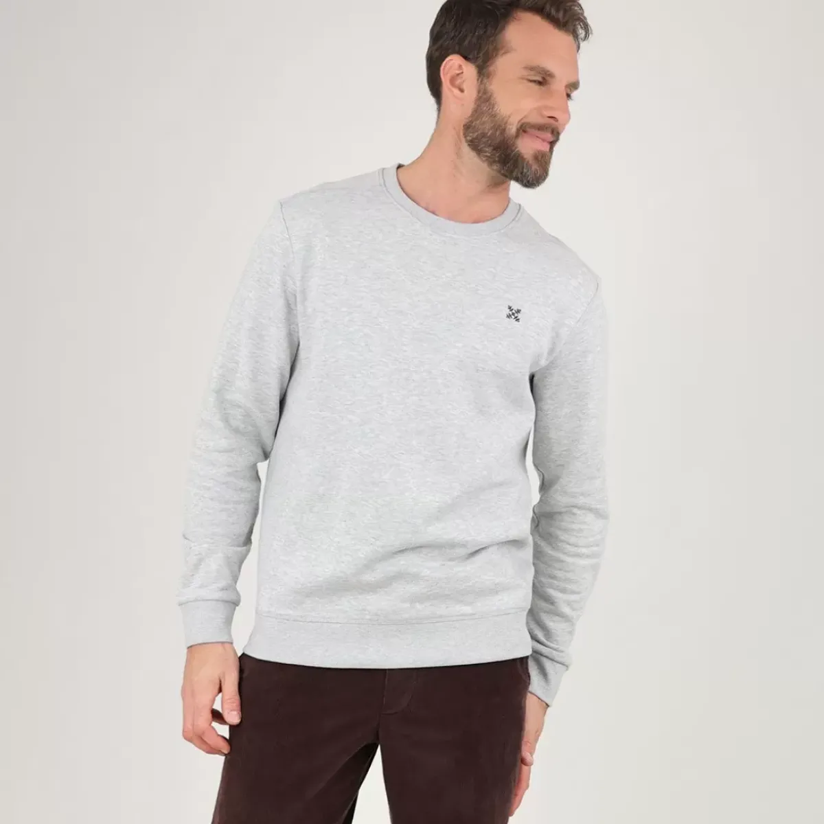 OXBOW Sweatshirt|Clothing-Sweatshirt SOUET - Heather Grey