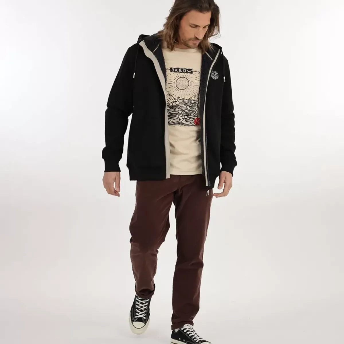 OXBOW Sweatshirt-Sweatshirt SWEM - Noir Black