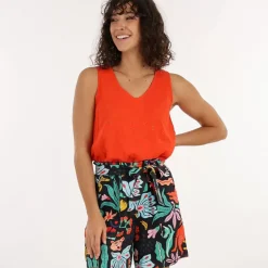 OXBOW Tee-Shirt, Top-Tank top CALLUM - Tomatillo