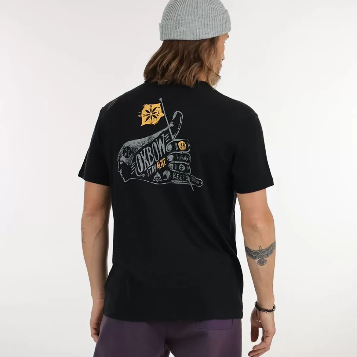 OXBOW Base Layer|Snow-Tee-Shirt ARROUY - Noir Black