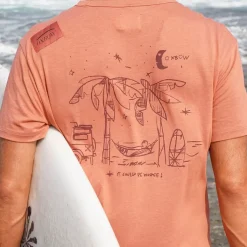 OXBOW Lycra, Surf Tee|Surf-Tee-Shirt BOUILLOUSES - Cannelle