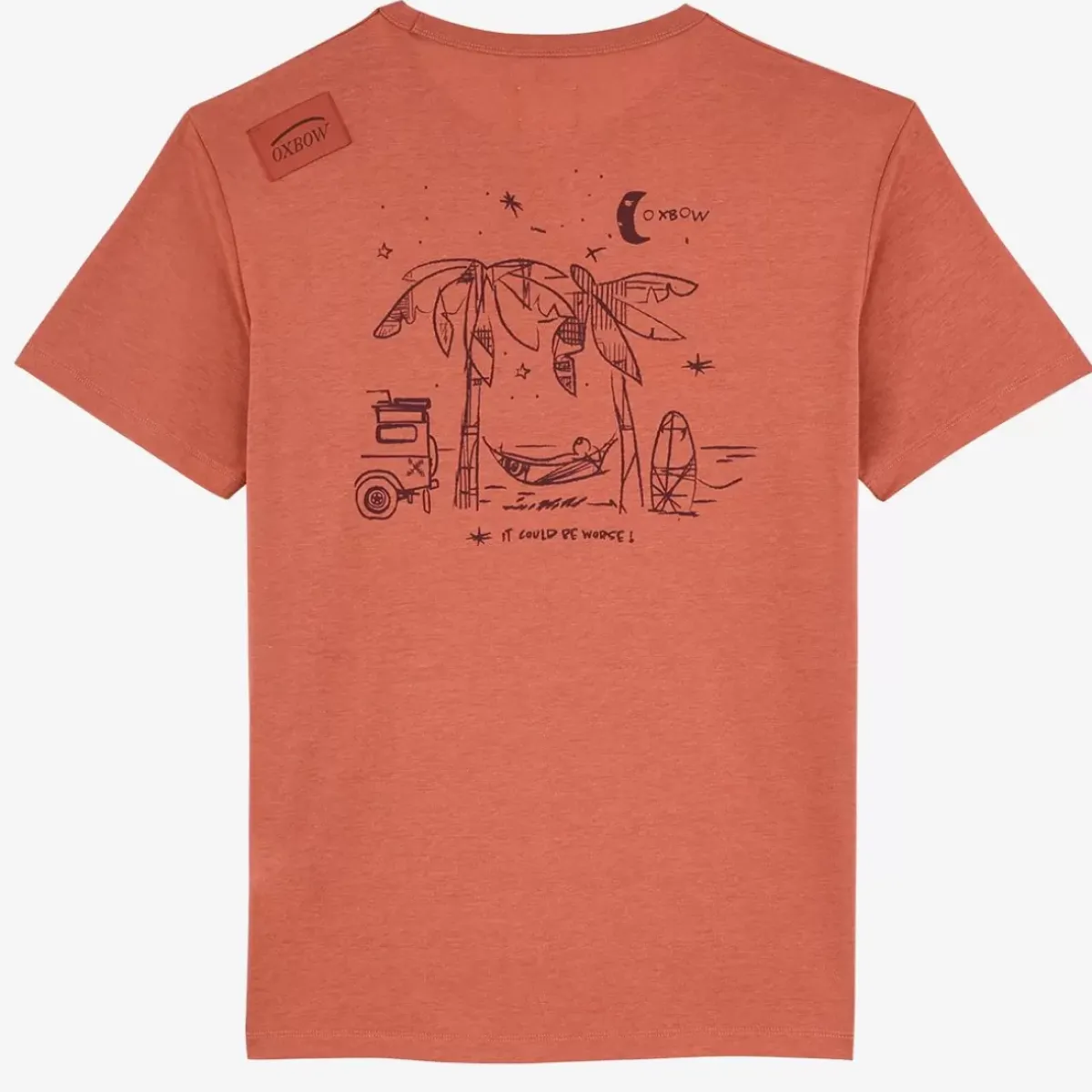 OXBOW Lycra, Surf Tee|Surf-Tee-Shirt BOUILLOUSES - Cannelle