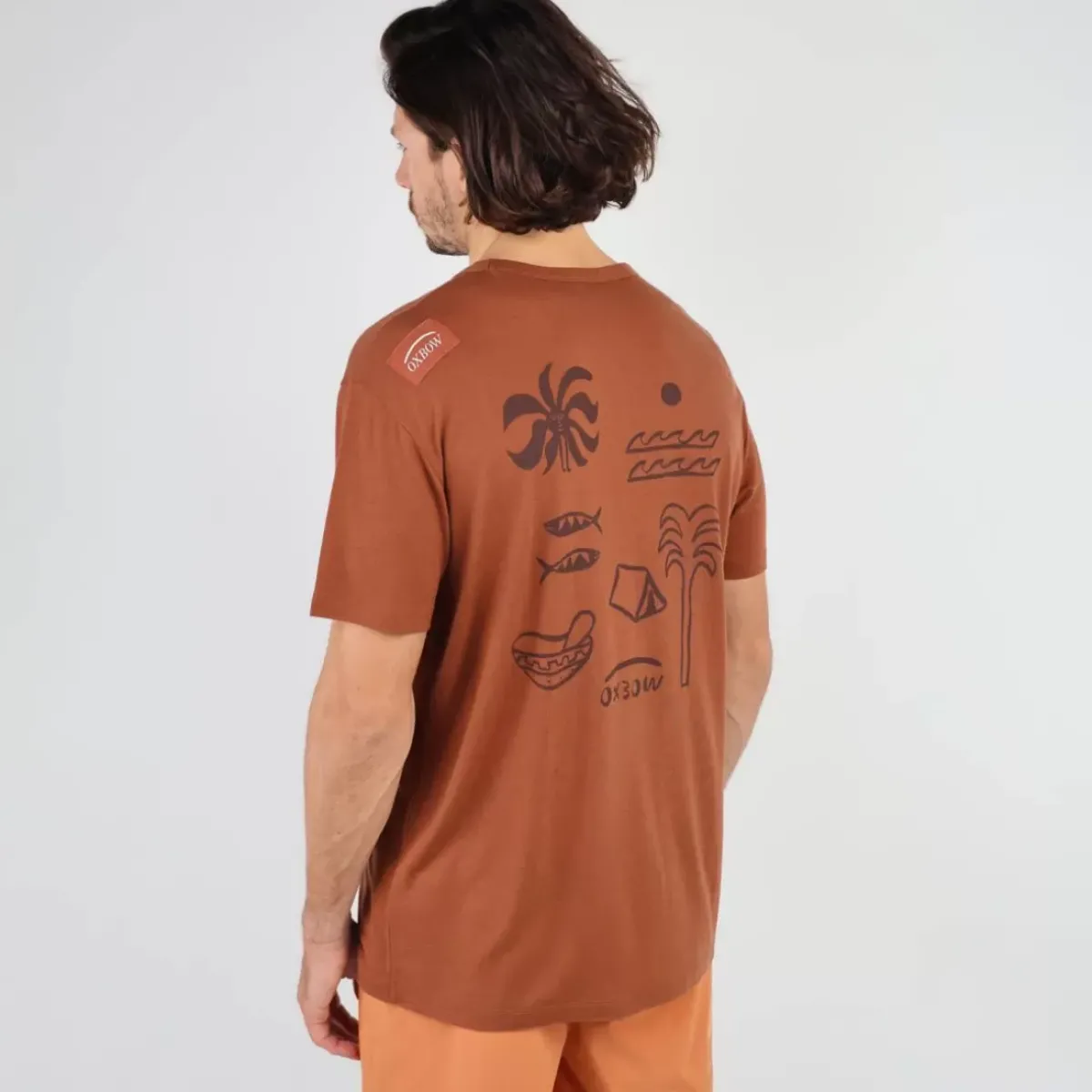 OXBOW Tee-Shirt-Tee-shirt GAUBE - Teck
