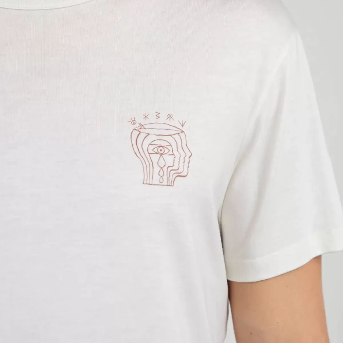 OXBOW Tee-Shirt-Tee-shirt MATEMALE - Sel Salt