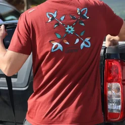 OXBOW Tee-Shirt-Tee-Shirt TAGTAN - Grenat