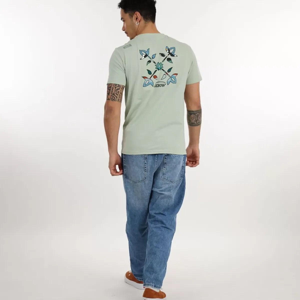 OXBOW Tee-Shirt-Tee-Shirt TAGTAN - Lichen