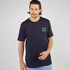 OXBOW Essentials|Tee-Shirt-Tee-shirt TEREGOR - Deep Marine