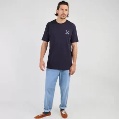 OXBOW Essentials|Tee-Shirt-Tee-shirt TEREGOR - Deep Marine
