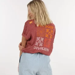 OXBOW Tee-Shirt, Top|Clothing-Tee-Shirt TILAPIA - Grenat